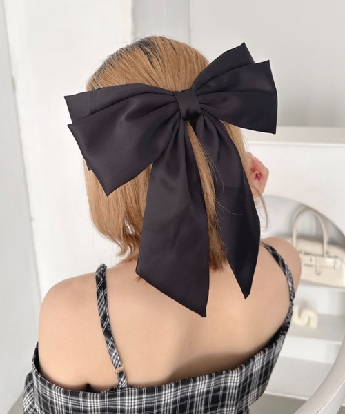 セール】DOLLサテンリボンバレッタ（バレッタ/ヘアクリップ）｜Loueme 