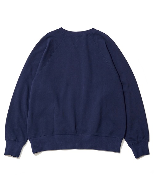 MAISON CLUB(メゾンクラブ)の「【MAISON CLUB】Embroidery Logo Sweater ~LESS IS MORE~ / ラグランスリーブロゴ刺繍スウェット KKP(スウェット・メンズ・ブラック/グレー/ネイビー・M/L)」の7枚目の写真