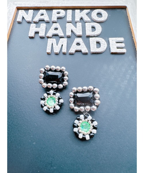 tone（トーン）の「【NAPIKO】個性派ピアス(MA)（ピアス（両耳用）・レディース・A/C/N/M/L/K/O/J/H/P/I/G/B/F/E/D/その他8/その他10/その他13/その他1/その他2/その他3/その他5/その他11/その他6/その他4/その他7/その他9/その他12・FREE）」の4枚目の写真