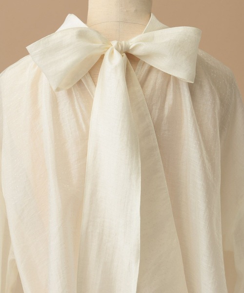 A part by(アパートバイ)の「【セレモニー】C*2WAYボウタイブラウス(シャツ/ブラウス・レディース・アイボリー/ライトブルー/ピンク系その他・FREE)」の13枚目の写真