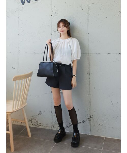 SHOEHI(シューハイ)の「アイブ ローファー L2526(3カラー)(ローファー・レディース・ブラック/アイボリー/ブラックミックス・23cm/23.5cm/24cm/24.5cm/25cm/22.5cm)」の22枚目の写真