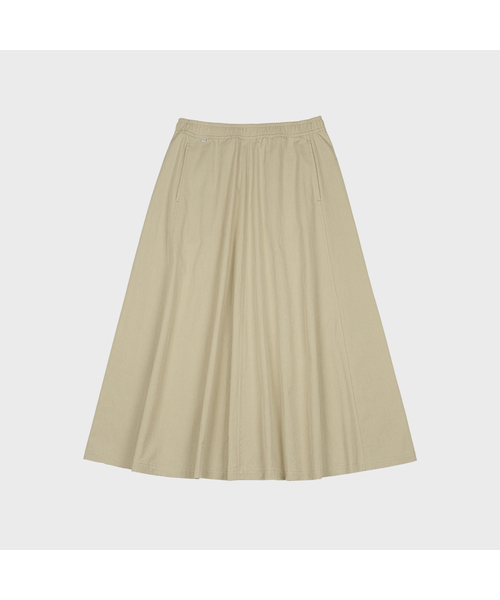 MMOGARDEN(エメモガーデン)の「(w) mmo pocket flare skirt (2colors)(スカート・レディース・ネイビー/Beige・FREE)」の2枚目の写真