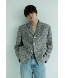 CRUSHAGAIN（クラッシュアゲイン）の「キャンディツイードジャケット（テーラードジャケット）」
