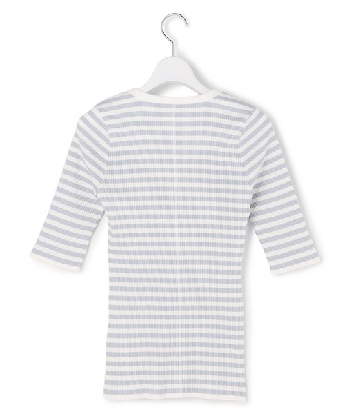 ICB（アイシービー）の「4×2リブ プルオーバーカットソー（Tシャツ/カットソー・レディース・ネイビー系1/アイボリー系/ダルブルー系1/ブラック系・LARGE/X-LARGE）」の17枚目の写真