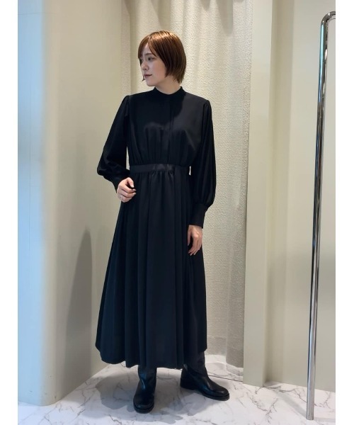 ESTNATION（エストネーション）の「ESTNATION / ウエストタックワンピース（ワンピース・レディース・ブラック・38/36）」の13枚目の写真