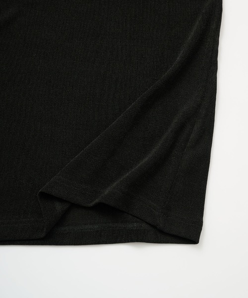 BONLECILL noir(ボンルシールノワール)の「【BONLECILL noir】シアープリーツスリーブラメインナープルオーバー(Tシャツ/カットソー・レディース・ブラック/ベージュ/ブルーグレー・FREE)」の18枚目の写真