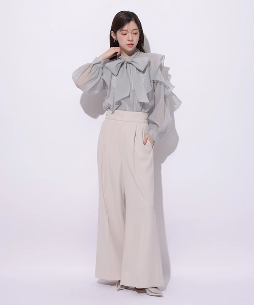 Rirandture(リランドチュール)の「レースラッフルエアリーブラウス(シャツ/ブラウス・レディース・ミント・2)」の18枚目の写真