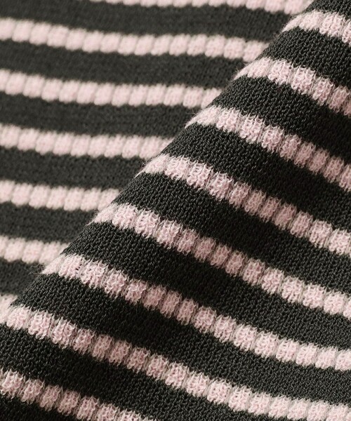 BEAMS PLUS（ビームスプラス）の「Knit Tee Dot Pattern Jacquard（Tシャツ/カットソー・メンズ・ブラウン/ネイビー/チャコールグレー・MEDIUM/LARGE/SMALL/X-LARGE）」の15枚目の写真