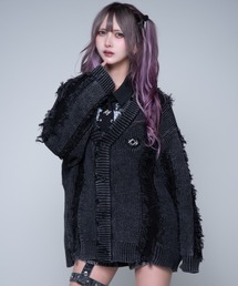 REFLEM（レフレム）の「『REFLEM/レフレム』フリンジニットカーディガン（カーディガン/ボレロ）」