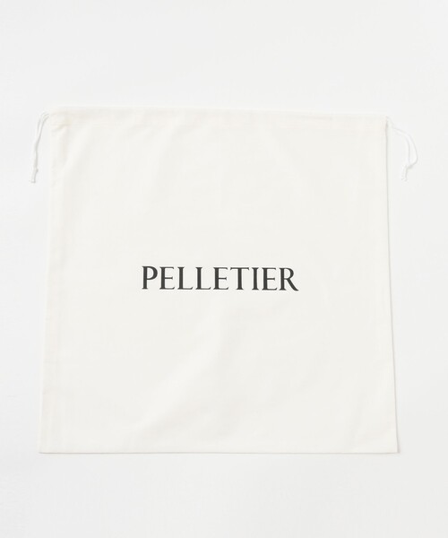 BEAMS F（ビームスエフ）の「PELLETIER / ナイロン × レザー コンビネーション フラップ トートバッグ（トートバッグ・メンズ・ブラック・ONE SIZE）」の8枚目の写真