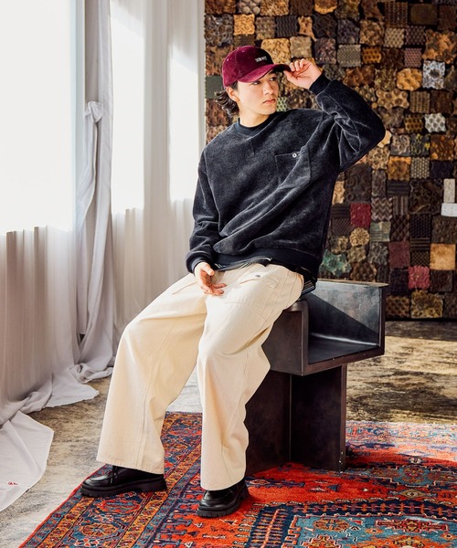 niko and...(ニコアンド)の「カットモールVネックプルオーバー(Tシャツ/カットソー・メンズ・チャコール/ネイビー/アイボリー・LARGE/MEDIUM)」の5枚目の写真