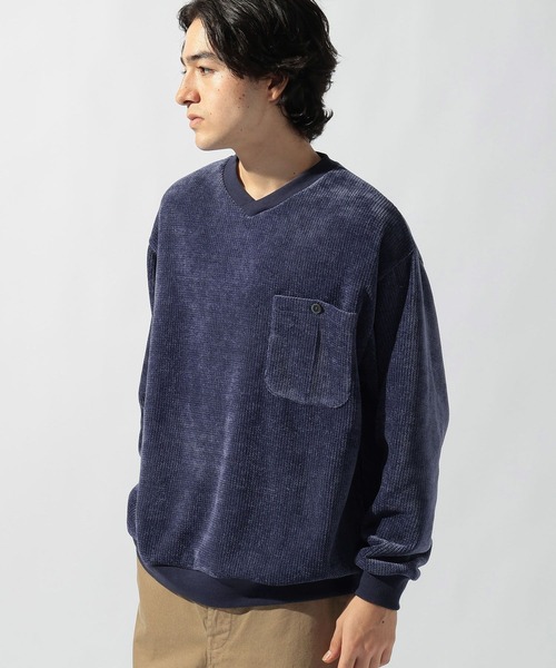 niko and...(ニコアンド)の「カットモールVネックプルオーバー(Tシャツ/カットソー・メンズ・チャコール/ネイビー/アイボリー・LARGE/MEDIUM)」の20枚目の写真