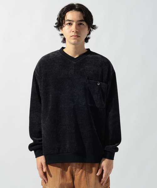 niko and...(ニコアンド)の「カットモールVネックプルオーバー(Tシャツ/カットソー・メンズ・チャコール/ネイビー/アイボリー・LARGE/MEDIUM)」の21枚目の写真