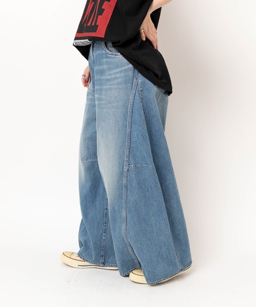 RNA(アールエヌエー)の「R4435 ダイナミックバギー(デニムパンツ・レディース・レオパード/ライトインディゴブルー・MEDIUM)」の17枚目の写真