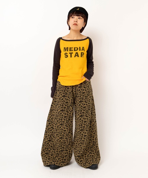 RNA(アールエヌエー)の「R4435 ダイナミックバギー(デニムパンツ・レディース・レオパード/ライトインディゴブルー・MEDIUM)」の6枚目の写真