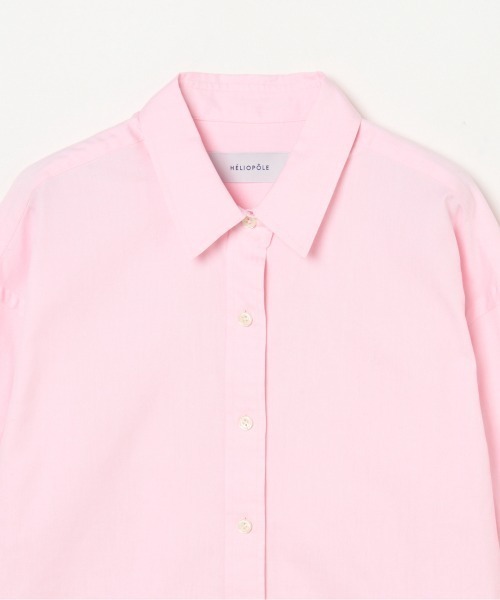 HELIOPOLE(エリオポール)の「the EDITOR SHIRT(シャツ/ブラウス・レディース・サックスブルー/ホワイト/ピンク・38)」の5枚目の写真