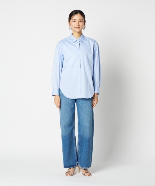 HELIOPOLE(エリオポール)の「the EDITOR SHIRT(シャツ/ブラウス・レディース・サックスブルー/ホワイト/ピンク・38)」の10枚目の写真