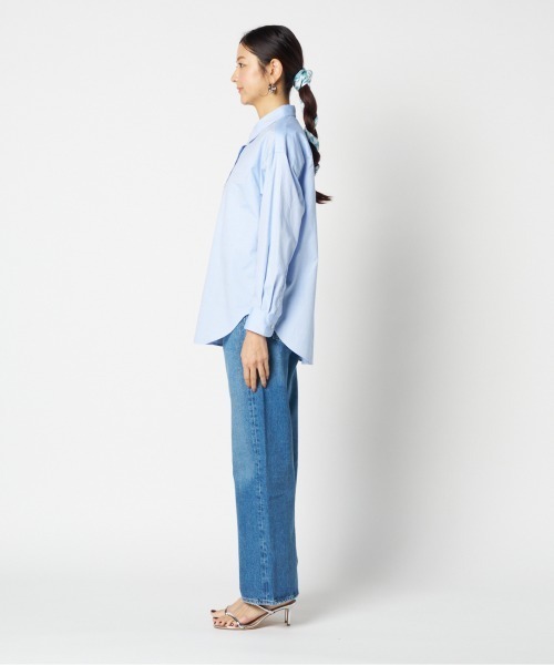 HELIOPOLE(エリオポール)の「the EDITOR SHIRT(シャツ/ブラウス・レディース・サックスブルー/ホワイト/ピンク・38)」の11枚目の写真