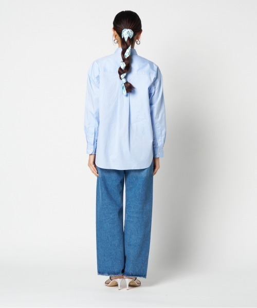 HELIOPOLE(エリオポール)の「the EDITOR SHIRT(シャツ/ブラウス・レディース・サックスブルー/ホワイト/ピンク・38)」の12枚目の写真