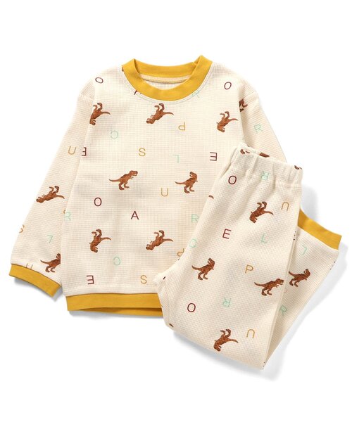 apres les cours（アプレレクール）の「恐竜・車柄パジャマ（ルームウェア/パジャマ・キッズ・サックスブルー/アイボリー・130/120/110/100/90/80）」の11枚目の写真