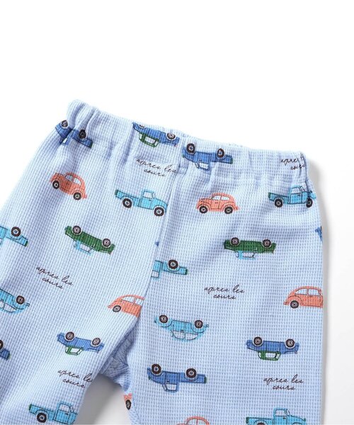 apres les cours（アプレレクール）の「恐竜・車柄パジャマ（ルームウェア/パジャマ・キッズ・サックスブルー/アイボリー・130/120/110/100/90/80）」の12枚目の写真