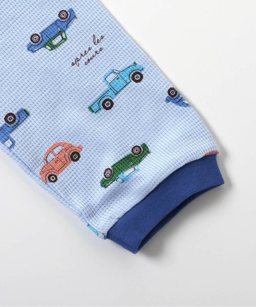 apres les cours（アプレレクール）の「恐竜・車柄パジャマ（ルームウェア/パジャマ・キッズ・サックスブルー/アイボリー・130/120/110/100/90/80）」の13枚目の写真