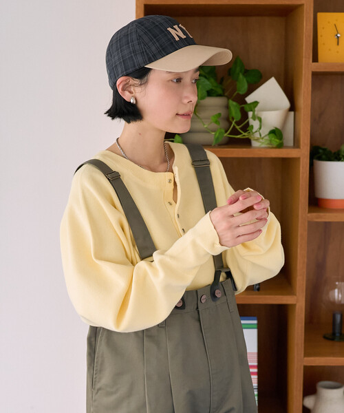 FREAK'S STORE（フリークスストア）の「RED KAP × FREAK'S STORE/レッドキャップ 別注 サスペンダー付き ビッグ 2タック ツイルパンツ＜セットアップ対応＞（チノパンツ・レディース・ベージュ/オリーブ/ブラック・ﾌﾘ-）」の11枚目の写真