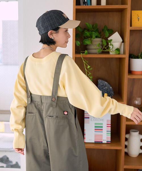 FREAK'S STORE（フリークスストア）の「RED KAP × FREAK'S STORE/レッドキャップ 別注 サスペンダー付き ビッグ 2タック ツイルパンツ＜セットアップ対応＞（チノパンツ・レディース・ベージュ/オリーブ/ブラック・ﾌﾘ-）」の13枚目の写真