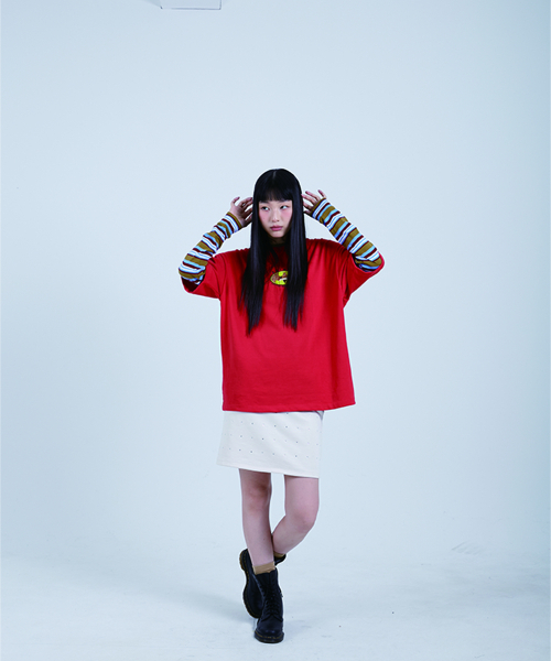 COTTONREBIRTHCLUB（コットンリバースクラブ）の「フレンチテリー ハットピース スカート (アイボリー)（スカート・レディース・アイボリー・SMALL/MEDIUM）」の2枚目の写真
