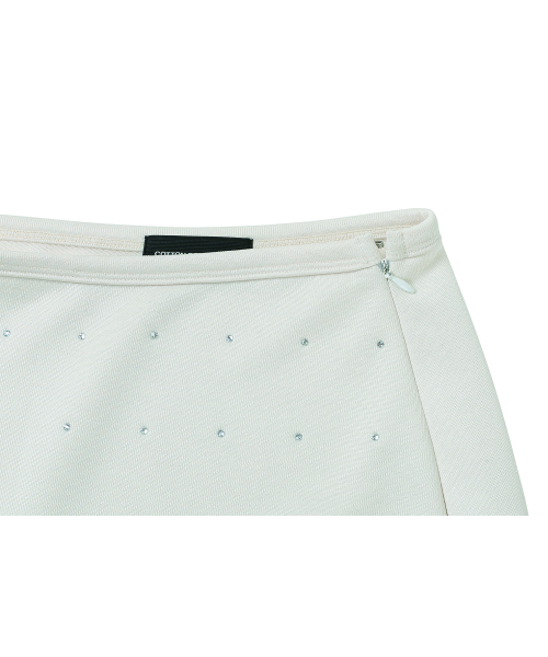 COTTONREBIRTHCLUB（コットンリバースクラブ）の「フレンチテリー ハットピース スカート (アイボリー)（スカート・レディース・アイボリー・SMALL/MEDIUM）」の6枚目の写真