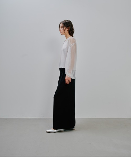 Julep（ジュレップ）の「Tulle Tops（シャツ/ブラウス・レディース・オフホワイト/グレー/ブラック・FREE）」の13枚目の写真