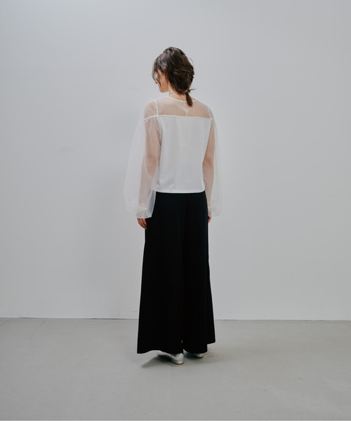 Julep（ジュレップ）の「Tulle Tops（シャツ/ブラウス・レディース・オフホワイト/グレー/ブラック・FREE）」の14枚目の写真
