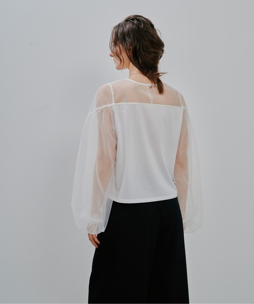 Julep（ジュレップ）の「Tulle Tops（シャツ/ブラウス・レディース・オフホワイト/グレー/ブラック・FREE）」の16枚目の写真