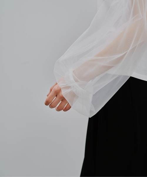 Julep（ジュレップ）の「Tulle Tops（シャツ/ブラウス・レディース・オフホワイト/グレー/ブラック・FREE）」の20枚目の写真
