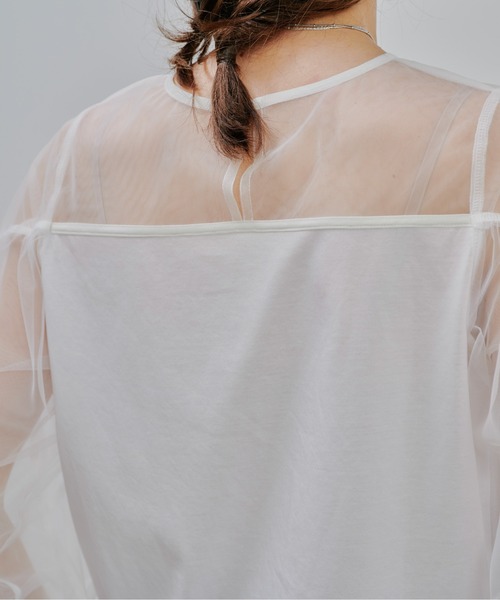 Julep（ジュレップ）の「Tulle Tops（シャツ/ブラウス・レディース・オフホワイト/グレー/ブラック・FREE）」の22枚目の写真