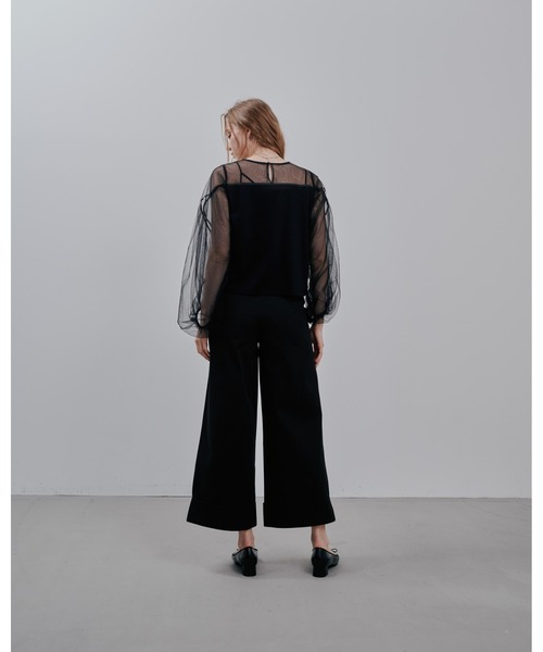 Julep（ジュレップ）の「Tulle Tops（シャツ/ブラウス・レディース・オフホワイト/グレー/ブラック・FREE）」の5枚目の写真