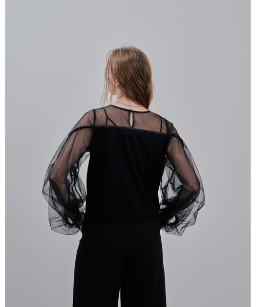 Julep（ジュレップ）の「Tulle Tops（シャツ/ブラウス・レディース・オフホワイト/グレー/ブラック・FREE）」の8枚目の写真