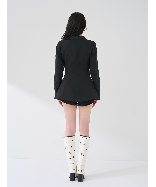 Darich（ダーリッチ）の「パネルデザインシルエットぺプラムジャケット