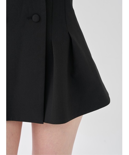 パネルデザインシルエットぺプラムジャケット（その他アウター