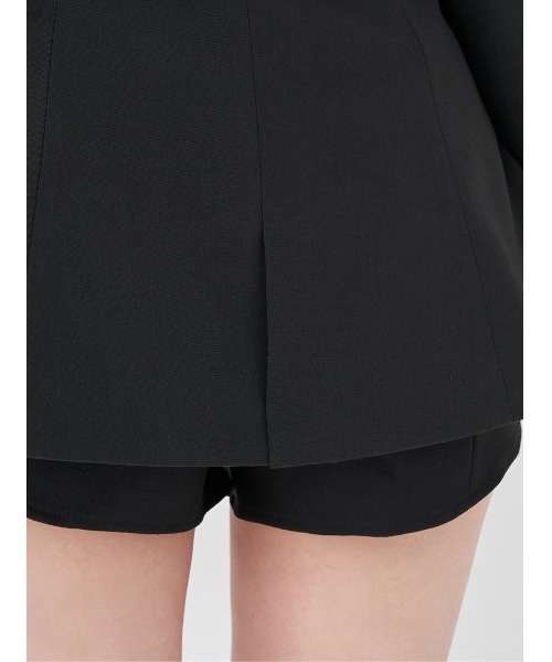 パネルデザインシルエットぺプラムジャケット（その他アウター