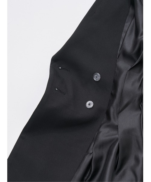 パネルデザインシルエットぺプラムジャケット（その他アウター