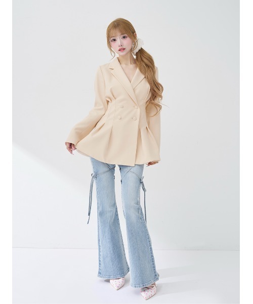 Darich（ダーリッチ）の「パネルデザインシルエットぺプラムジャケット