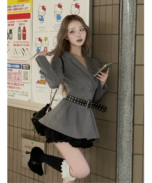 Darich/ダーリッチ/パネルデザインシルエットぺプラムジャケット Darich（ダーリッチ）の「パネルデザインシルエットぺプラムジャケット
