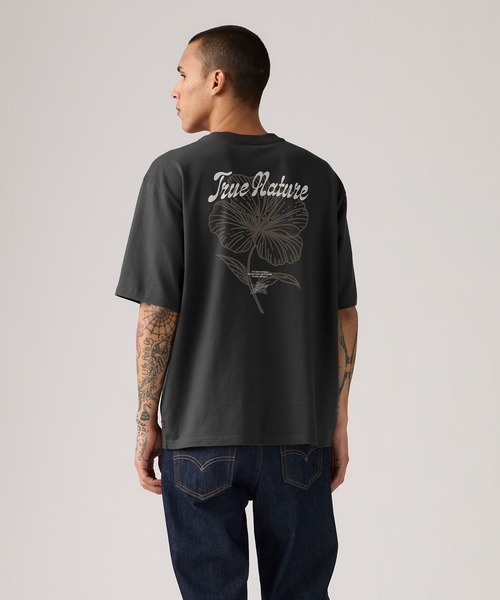 Levi's(リーバイス)の「Levi's/リーバイス ハーフスリーブTシャツ(Tシャツ/カットソー・メンズ・ブラック・S/XL/L/M)」の2枚目の写真