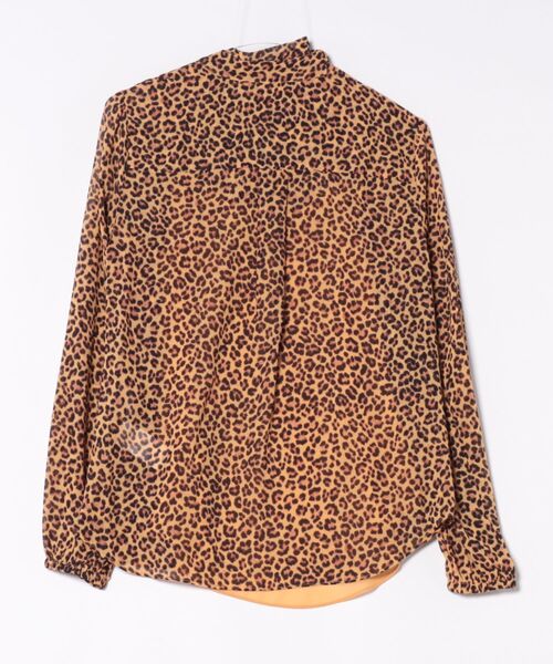 MICHAEL KORS(マイケルコース)の「チータープリント ボウ ブラウス(シャツ/ブラウス・レディース・ベージュ系・M/S/XS/L/XL)」の2枚目の写真