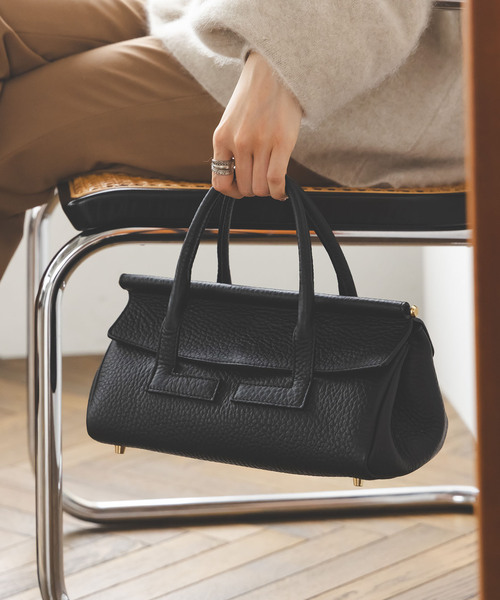 LORISTELLA（ロリステッラ）の「《WEB限定・追加2》LORISTELLA/ロリステッラ レザーミディアムボストンバッグ（ボストンバッグ・レディース・ブラック/キャメル・FREE）」の8枚目の写真