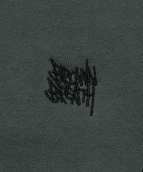 BROWNBREATH（ブラウンブレス）の「BB TAG WIDE FIT SWEAT PANTS - DARK GREEN（スウェットパンツ・レディース・その他・S/M/L/XL）」の5枚目の写真