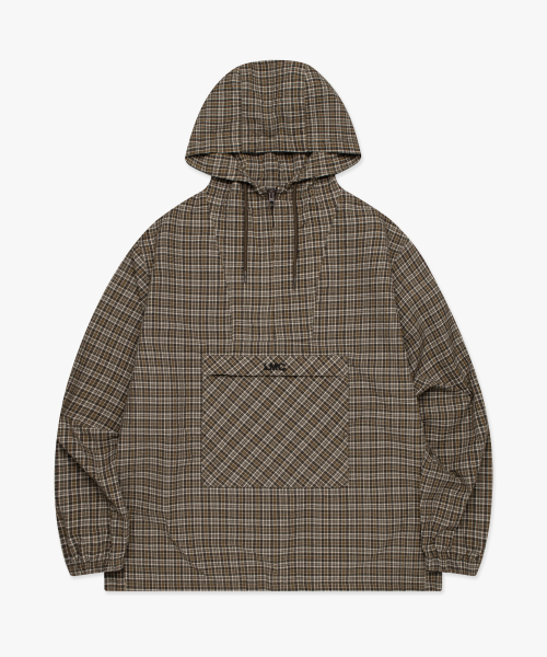 LMCの「OG CHECK ANORAK JACKET brown(ナイロンジャケット・レディース・その他・S/XL/L)」の4枚目の写真