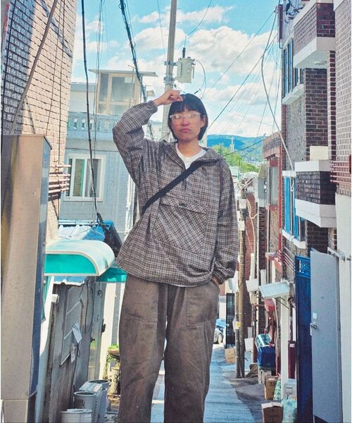LMCの「OG CHECK ANORAK JACKET brown(ナイロンジャケット・レディース・その他・S/XL/L)」の17枚目の写真