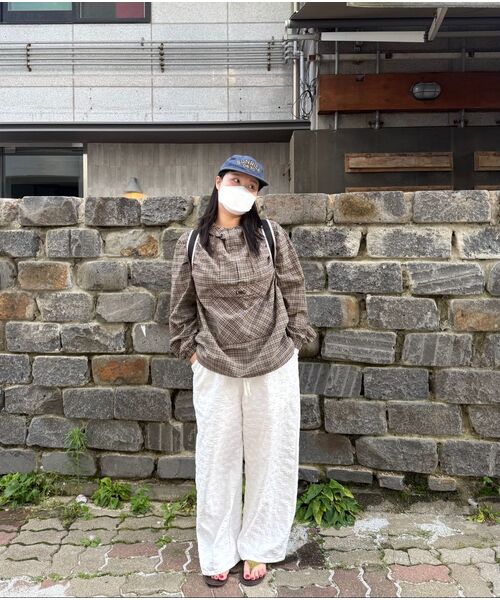 LMCの「OG CHECK ANORAK JACKET brown(ナイロンジャケット・レディース・その他・S/XL/L)」の18枚目の写真